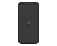 Xiaomi Redmi 20000mAh 18W Fast Charge Power Bank (Czarny) - 603404 - zdjęcie 1